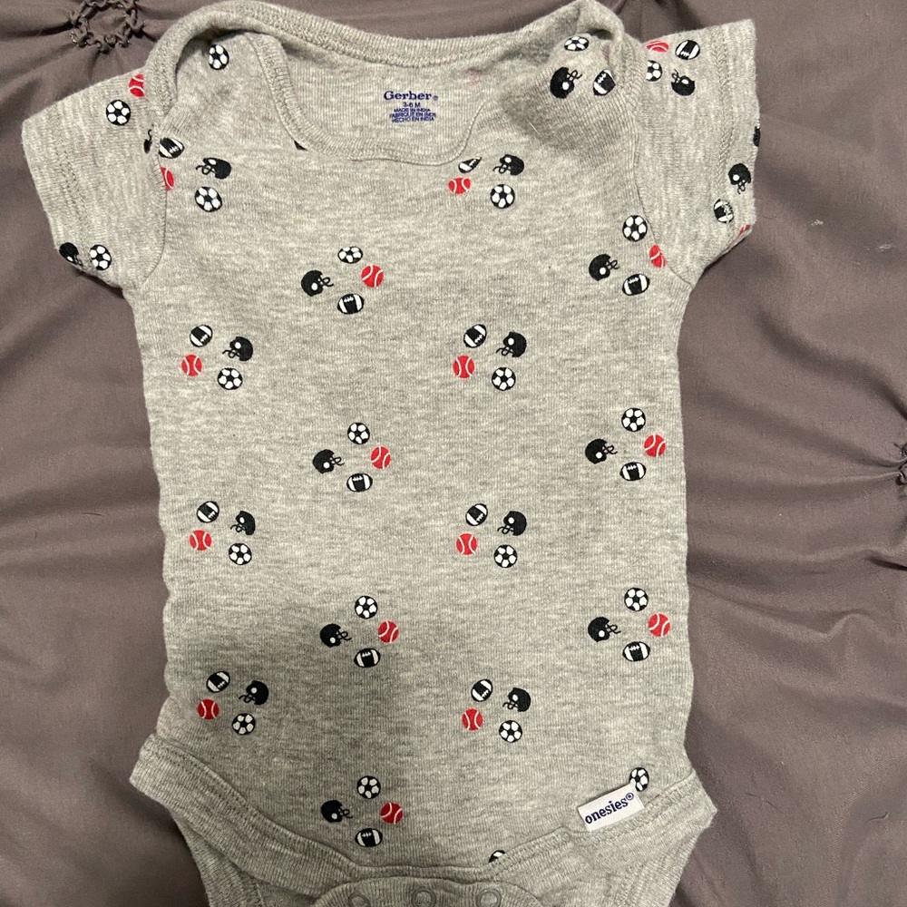 3 for $10 - Gerber Sports Onesie